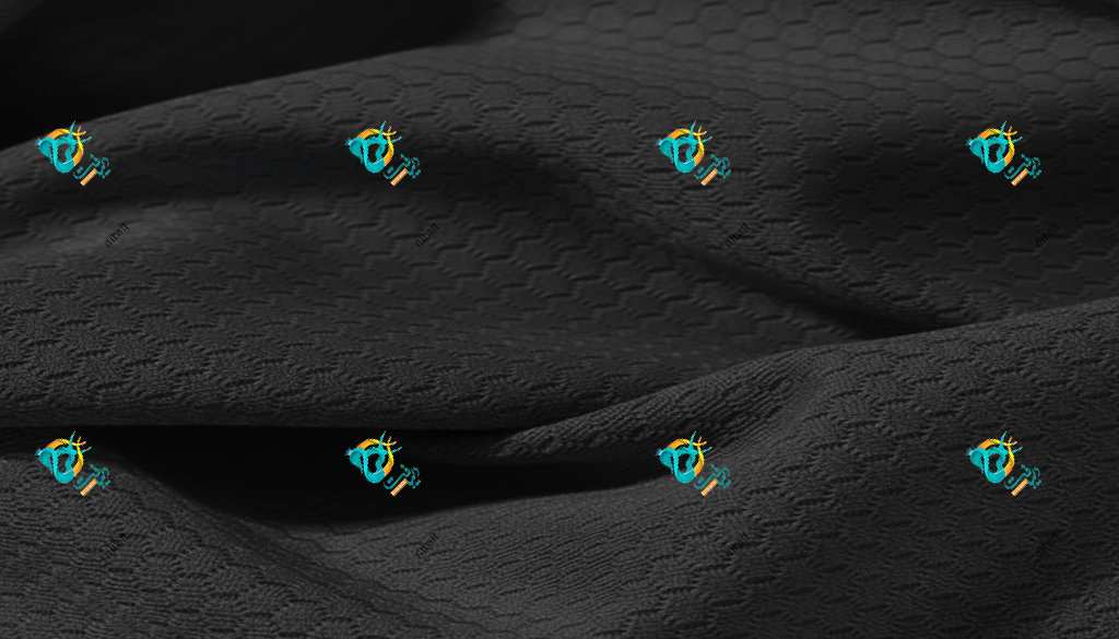 پارچه فلامنت ورزشی کندویی مشکی