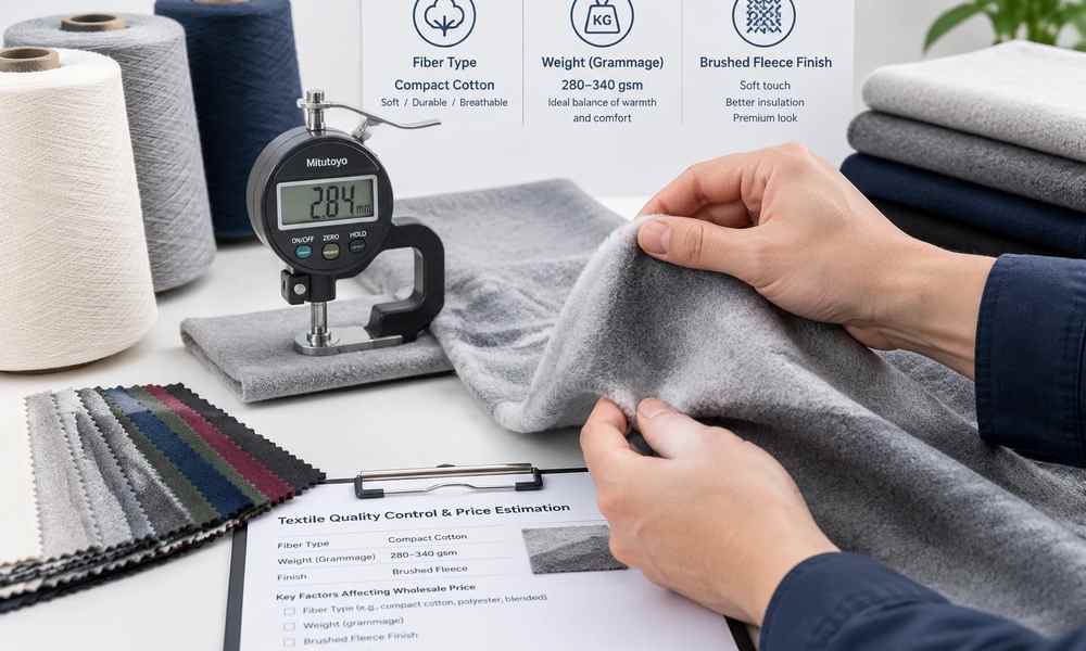 کنترل کیفیت، ضخامت سنجی و بررسی فاکتورهای فنی پارچه دورس